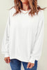 Round Neck Dropped Shoulder Sweatshirt test