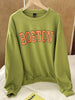 Boston Graphic Oversized Crewneck Sweatshirt test