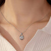 2 Carat Moissanite 925 Sterling Silver Pendant Necklace test