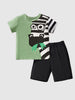 Children's Zebra Print Short Sleeve Tee and Shorts Set test