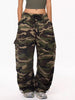Camouflage Cargo Pants with Drawstring Waist test