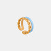 Enamel 18K Gold-Plated Open Ring test