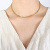 18K Gold-Plated Multi-Layer Clavicle Chain Necklace test