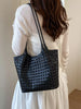 Woven Leather Shoulder Bag test