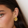 Stainless Steel Shell Shape Stud Earrings test