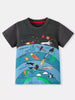 Children's Cartoon Print Round Neck T-Shirt test
