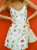 Printed V-Neck Cami Dress test
