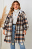 Honey Plus Size Plaid Drop Shoulder Hooded Coat test