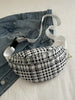 Plaid Wide Strap Crossbody Bag test