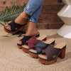 Open Toe Block Heels Sandals test