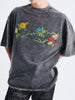 Men's Embroidered Round Neck Short Sleeve T-Shirt test