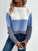Color Block Boat Neck Sweater test