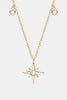 Moissanite North Star Pendant 925 Sterling Silver Necklace test