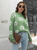 Floral Dropped Shoulder Sweater test