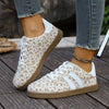 Floral Print Sneakers with Side Stripes test