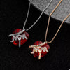 Heart-Shaped MOM Pendant Necklace test