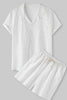 Men's Short Sleeve Shirt and Shorts Set test