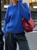 Ribbed Crewneck Drop Shoulder Sweater test