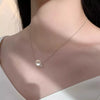 925 Sterling Silver Crystal Pendant Necklace test
