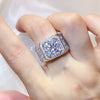 5 Carat 925 Sterling Silver Moissanite Ring test