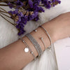4 Piece Silver-Plated Minimalist Bracelet test