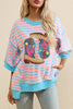 Boots Striped Round Neck Half Sleeve T-Shirt test
