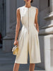 Sleeveless Wide-Leg Zipper Front Jumpsuit test