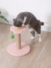 Flower-Shaped Cat Scratching Post with Plush Base test