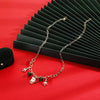 18K Gold-Plated Alloy Christmas Necklace test