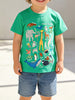 Children's Animal Alphabet Print Short Sleeve T-Shirt test
