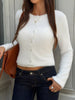 Fuzzy Knit Button-Down Cardigan test