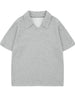 Men's Detachable Collar Short Sleeve Top test
