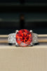 5 Carat Moissanite 925 Sterling Silver Ring test