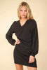 VERY J Ruched Detail Bodycon Mini Dress test