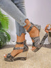 Platform Wedge Sandals with Ankle Strap test