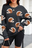 Sequin Helmet Round Neck Long Sleeve Sweatshirt test