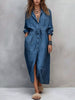 Full Size Button Front Long Sleeve Shirt Dress Plus Size test