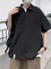 Men's Half-Zip Oversized Blouse test