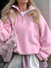 Quarter Zip Long Sleeve Sweatshirt test