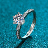 1 Carat Moissanite 925 Sterling Silver Ring test