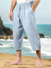 Men's Full Size Loose Fit Cropped Pants Plus Size test
