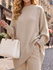 Full Size Ribbed Knit Dropped Shoulder Sweater Plus Size test