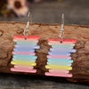 Acrylic Rainbow Dangle Earrings test