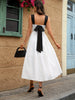 Sweetheart Neck Wide Strap Midi Dress test