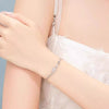 925 Sterling Silver Zircon Star Chain Bracelet test