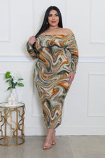 To The Beat Plus Size Dress