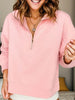 Textured Dropped Shoulder Long Sleeve Sweatshirt test