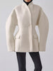Wool-Blend Leg-of-Mutton Sleeves Outerwear test
