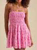 Floral Smocked Tiered Mini Cami Dress test