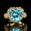 18K Gold-Plated Heart-Shaped Ring test